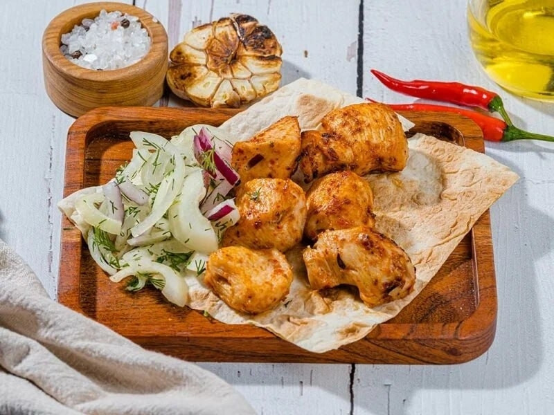 Шашлык из куриного филе 